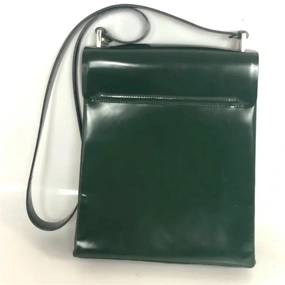 Gucci Green Leather Shoulder Bag - Picture 2 of 16
